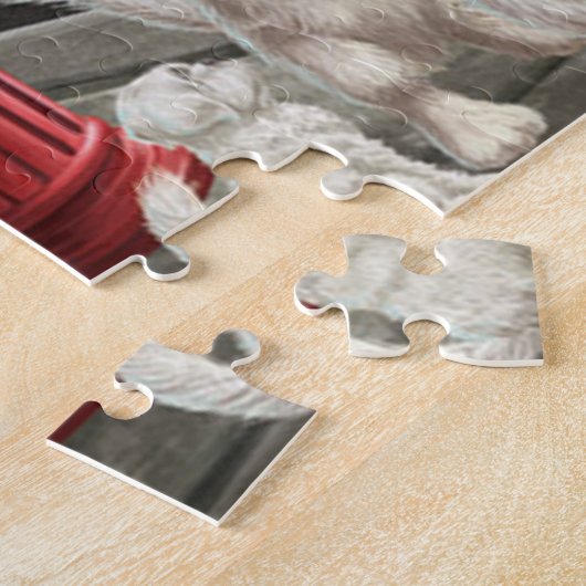 Puzzle Chiens de feu (Côté)