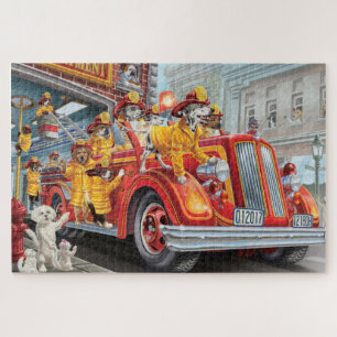 Puzzle Chiens de feu