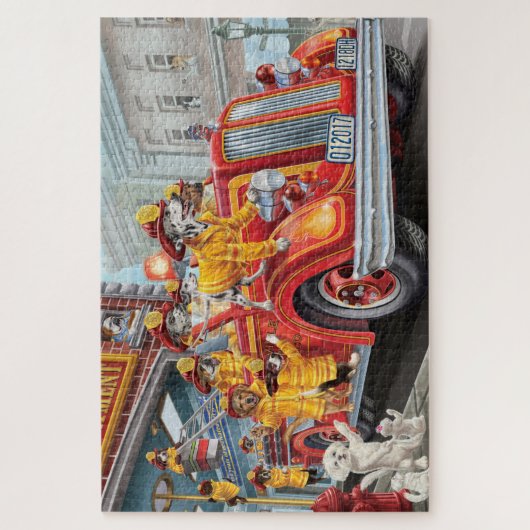 Puzzle Chiens de feu (Vertical)