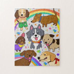 Puzzle Chiens de jeu Chiens Chiens Chiens Chiens Chiens