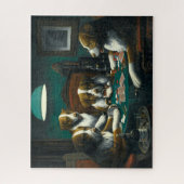 Puzzle Chiens de l'époque victorienne jouant au poker par (Vertical)