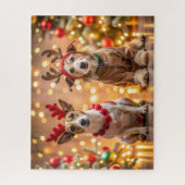 Puzzle Chiens de Noël (Vertical)