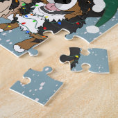 Puzzle Chiens de Noël (Côté)