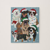 Puzzle Chiens de Noël (Vertical)