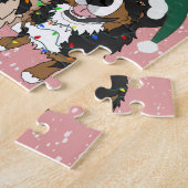 Puzzle Chiens de Noël (Côté)