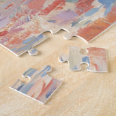 Puzzle Chiens de Noël Cheminée Rustique Peinture Nostalgi (Côté)