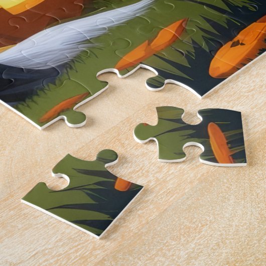 Puzzle Chiens de Rat Terrier Citrouille Halloween Funny (Côté)