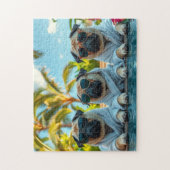 Puzzle Chiens en vacances (Vertical)