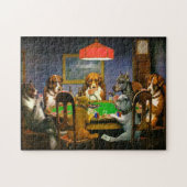Puzzle Chiens et cartes (Horizontal)
