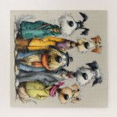 Puzzle Chiens fantaisistes (Horizontal)