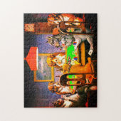 Puzzle Chiens Jouer Poker Un Ami Dans Le Besoin (Vertical)