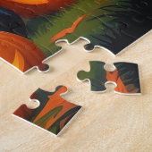 Puzzle Chiens malamuts de l'Alaska Citrouille Halloween d (Côté)