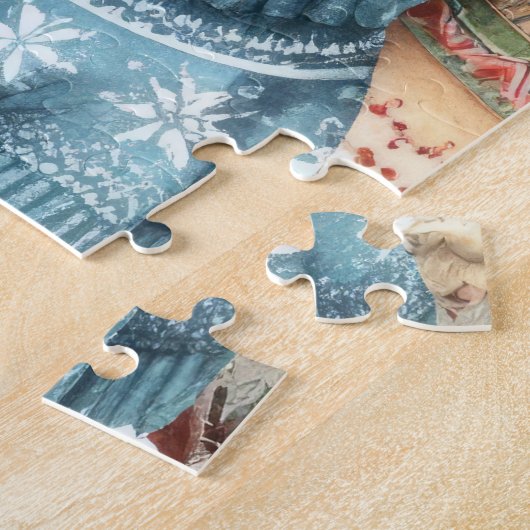 Puzzle Chiens mûrs d'aquarelle dans les pulls (Côté)