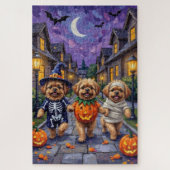 Puzzle Chiens Pekingese Trick or Treating Halloween Costu (Vertical)