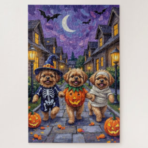 Puzzle Chiens Pekingese Trick or Treating Halloween Costu