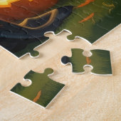 Puzzle Chiens rouges irlandais Citrouille Halloween Funny (Côté)