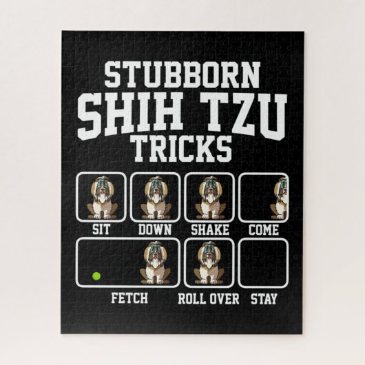 Puzzle Chih Tzu Chien Tzu Stubborn (Vertical)