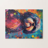 Puzzle Chih Tzu coloré (Horizontal)