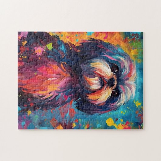 Puzzle Chih Tzu coloré (Horizontal)