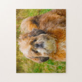 Puzzle Chih Tzu Dog Jigsaws. (Vertical)