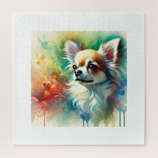Puzzle Chihuahua Dog Watercolor 200724AREF101 - Watercolo (Vertical)