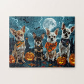 Puzzle Chihuahua Halloween Éffrayant (Horizontal)
