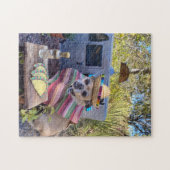 Puzzle Chihuahua portant des tacos de sombrero (Horizontal)