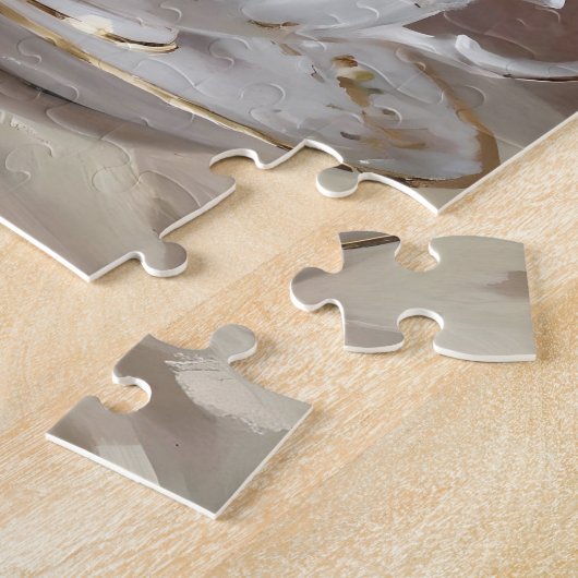 Puzzle Chihuahua Puppy Dans Une Peinture À Huile De Teint (Côté)