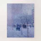 Puzzle Childe Hassam - Fin de l'après-midi, New York, hiv (Vertical)