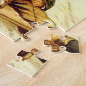 Puzzle Children Fun Sledding Vintage Winter Scene (Côté)