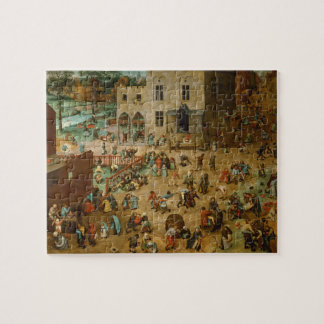 Puzzle Childrens Games by Pieter Bruegel the Elder