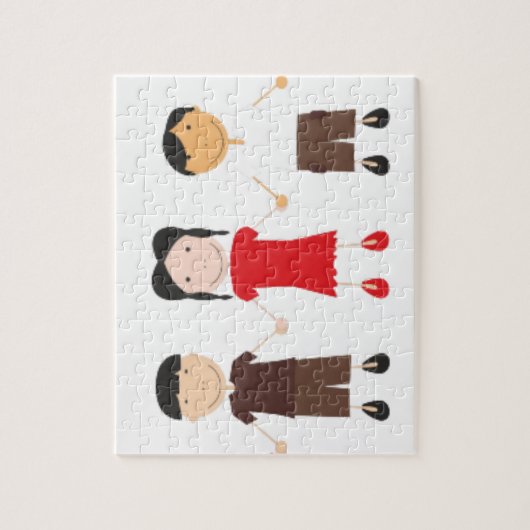 Puzzle Children's Row (Vertical)