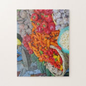 Puzzle Chiles & More sur le marché péruvien (Vertical)