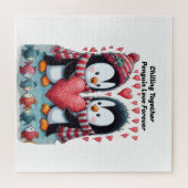Puzzle Chilling Together : Penguin Love Forever Sticker (Horizontal)