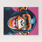 Puzzle Chimpanzé fou mignon (Horizontal)