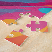 Puzzle Chimpanzé fou mignon (Côté)