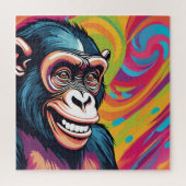 Puzzle Chimpanzé fou mignon (Vertical)