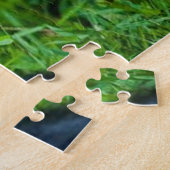 Puzzle Chimpanzé noir dans la nature (Côté)