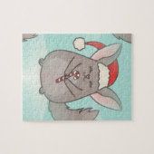 Puzzle chinchillas de noël (Horizontal)