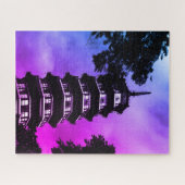 Puzzle Chine Ancienne Canton la pagode fleurie (Horizontal)