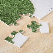 Puzzle Chine continentale faite d'herbe (Côté)