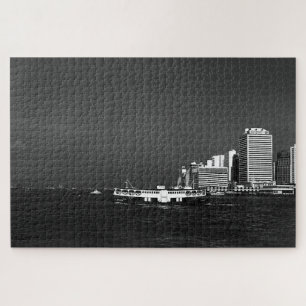 Puzzle Chine vintage Hong Kong gratte-ciel mer