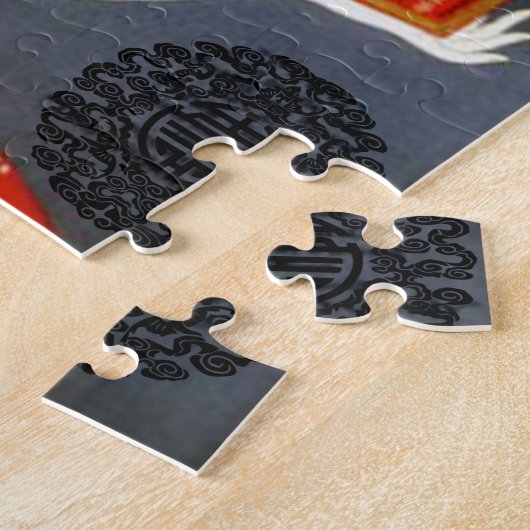 Puzzle CHINOIS d'ANNONCE de THÉ (Côté)