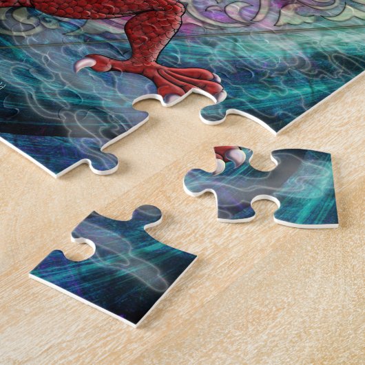 Puzzle chinois de dragon (Côté)