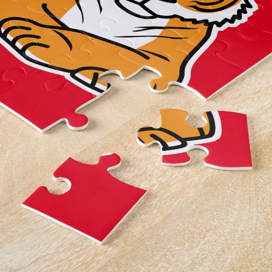 Puzzle Chinois lunaire Nouvel An Tiger zodiac chanceux (Côté)