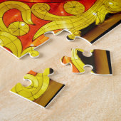 Puzzle chinois paon lanque chinois (Côté)