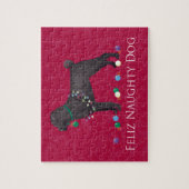 Puzzle Chinois Shar Pei Feliz Naughty Chien Noël Concepti (Vertical)