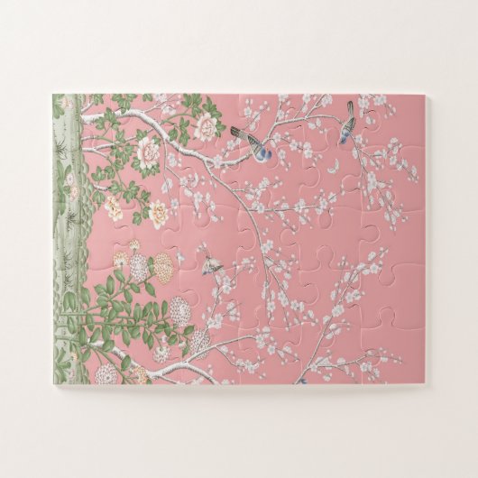 Puzzle Chinoiserie rose (Horizontal)
