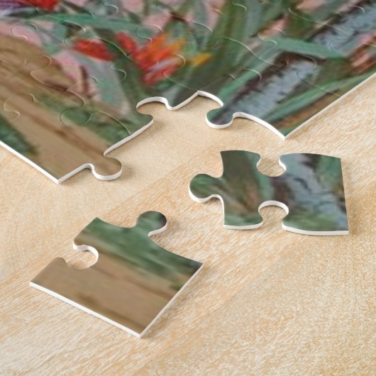 Puzzle Chinoiserie rose (Côté)