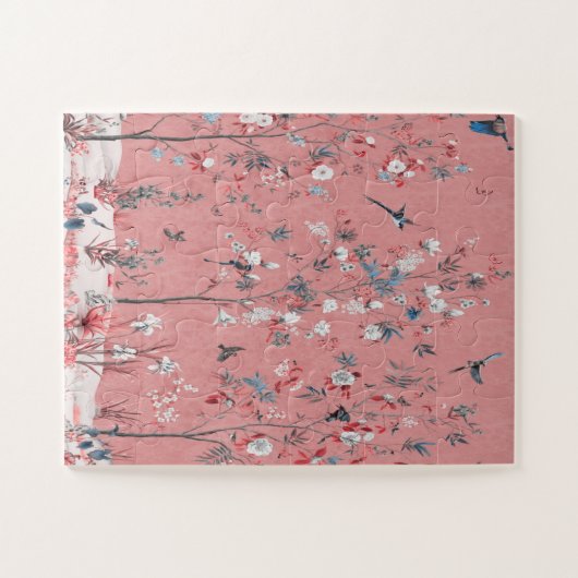 Puzzle Chinoiserie rose (Horizontal)